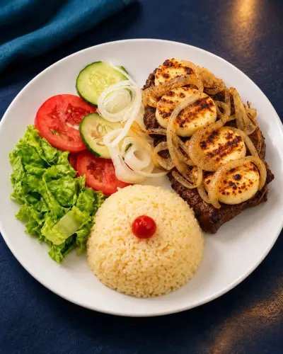 Carne de sol c/ queijo